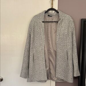 Vici Gray Herringbone Blazer